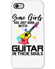 Guitar girl Phone Case tile