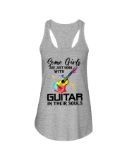 Guitar girl Ladies Flowy Tank tile