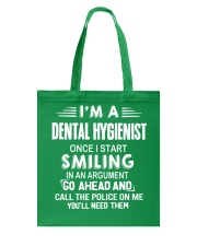 Dental Hygienist Tote Bag tile
