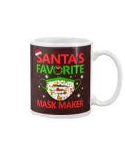 SANTA'S FAVORITE MASK MAKER Mug tile