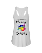Nursing Drums Ladies Flowy Tank tile