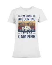 Accounting Camping Men Premium Fit Ladies Tee tile