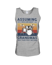 Grandmas Drum Unisex Tank tile
