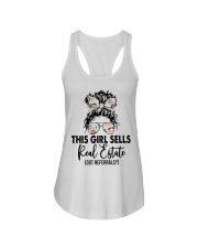 This girl sells real estate Ladies Flowy Tank tile
