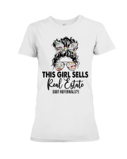 This girl sells real estate Premium Fit Ladies Tee tile
