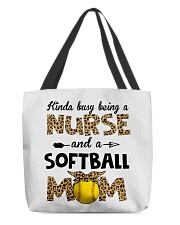 softball mom All-Over Tote tile