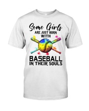 Baseball girl Classic T-Shirt front