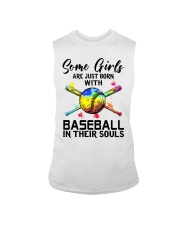 Baseball girl Sleeveless Tee tile