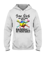 Baseball girl Hooded Sweatshirt tile