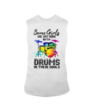 Some girls born with drums in their soul Sleeveless Tee tile