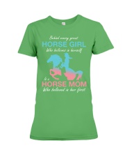 Horse Mom Premium Fit Ladies Tee tile