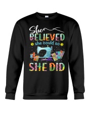 She believed she could so she did Crewneck Sweatshirt tile