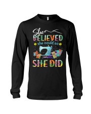 She believed she could so she did Long Sleeve Tee tile
