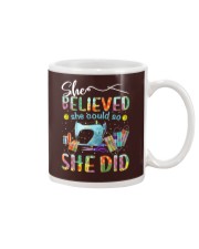 She believed she could so she did Mug tile