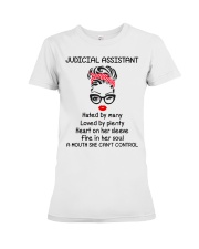 Judicial Assistant Premium Fit Ladies Tee tile