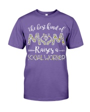 The best kind of mom raises a Social Worker Premium Fit Mens Tee tile
