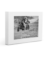 Thank you dad - Biker Dad Gallery Wrapped Canvas Prints tile