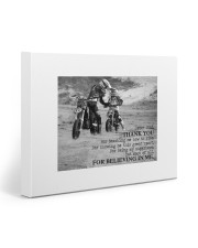Thank you dad - Biker Dad 20x16 Gallery Wrapped Canvas Prints front