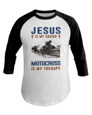 Motocross Baseball Tee tile