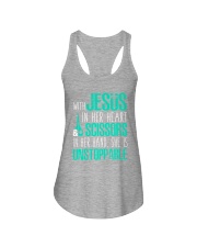 Hairstylist unstoppable Ladies Flowy Tank tile