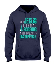 Hairstylist unstoppable Hooded Sweatshirt tile