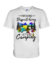 Dispatching Camping V-Neck T-Shirt tile