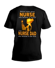 NURSE DAD V-Neck T-Shirt tile