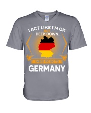Germany V-Neck T-Shirt tile