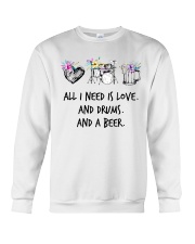 Drums and Beer Crewneck Sweatshirt tile