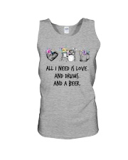 Drums and Beer Unisex Tank tile