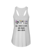 Drums and Beer Ladies Flowy Tank tile