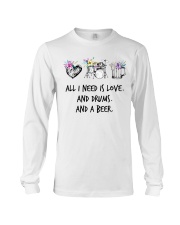 Drums and Beer Long Sleeve Tee tile