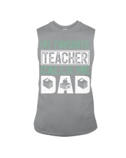Teacher Dad Sleeveless Tee tile