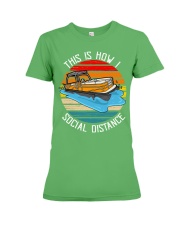 Pontoon vintage Premium Fit Ladies Tee tile