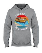Pontoon vintage Hooded Sweatshirt tile