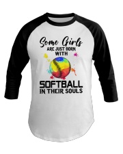 Softball girl Baseball Tee tile