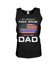 Police Officer Dad Unisex Tank tile