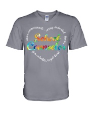 School Counselor V-Neck T-Shirt tile