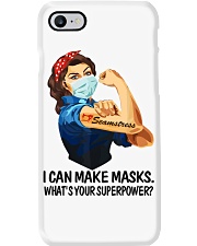 I can make masks - What's your superpower Phone Case tile
