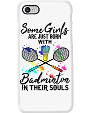 Badminton Girl Phone Case tile