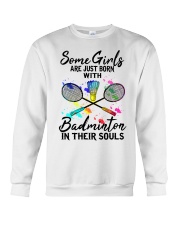 Badminton Girl Crewneck Sweatshirt tile