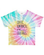 Coffee Contracts then cocktails All-over T-Shirt front