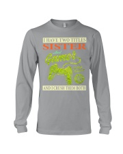 Sister gamer Long Sleeve Tee tile