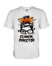 Clinical Director V-Neck T-Shirt tile