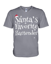 Bartender V-Neck T-Shirt tile