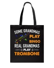 Real grandmas play trombone Tote Bag tile