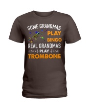 Real grandmas play trombone Ladies T-Shirt tile