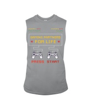 father and son - gaming partners Sleeveless Tee tile