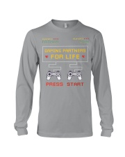 father and son - gaming partners Long Sleeve Tee tile