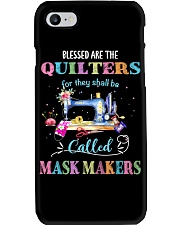 Blessed are the Quilters - called Mask Makers Phone Case tile